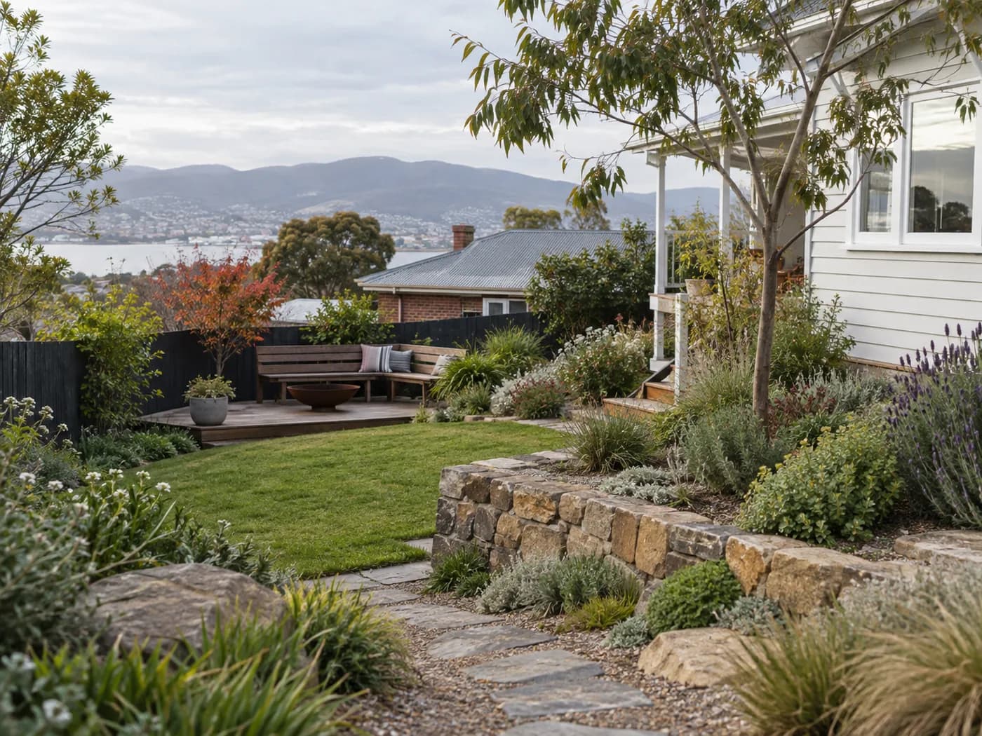 Illustrative local garden context in Hobart